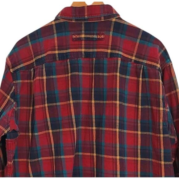 Duluth Trading Men's Cotton Plaid Flannel Button Down XL Tall Lot of 2 - Picture 13 of 15